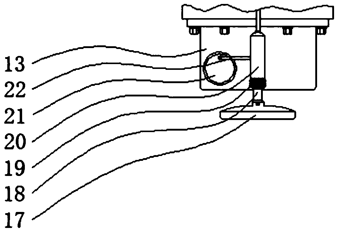 Watered sandy stratum earth pressure balance shield residue earth flattening equipment for tunnel construction