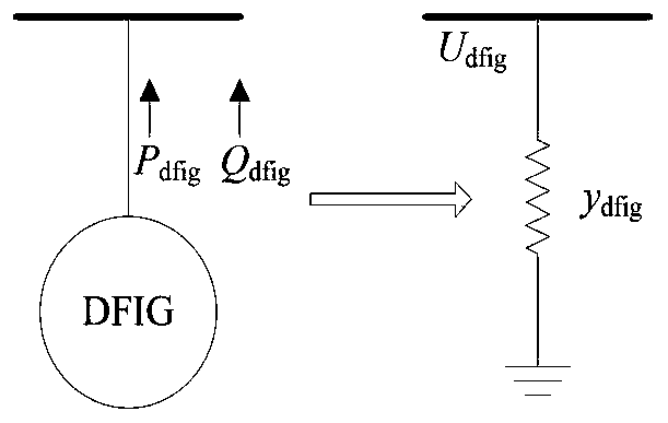 Superconducting energy storage control method for improving transient power angle stability of fan-containing system