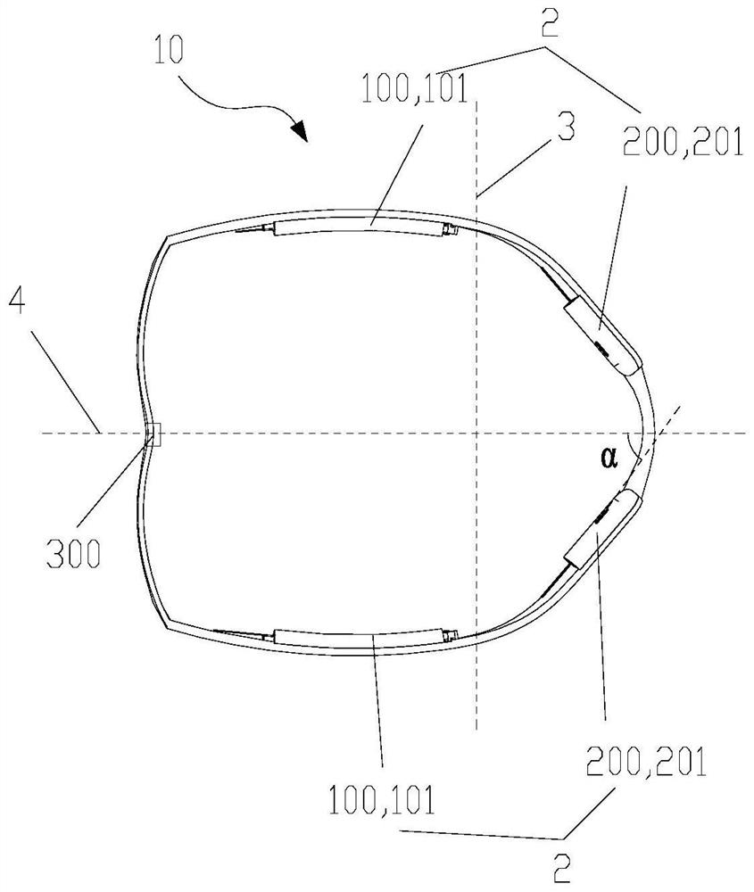 Head-mounted smart speaker unit, head-mounted smart device and glasses for augmented reality