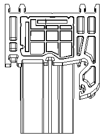 Plastic-steel door and window assembly plug-in connector