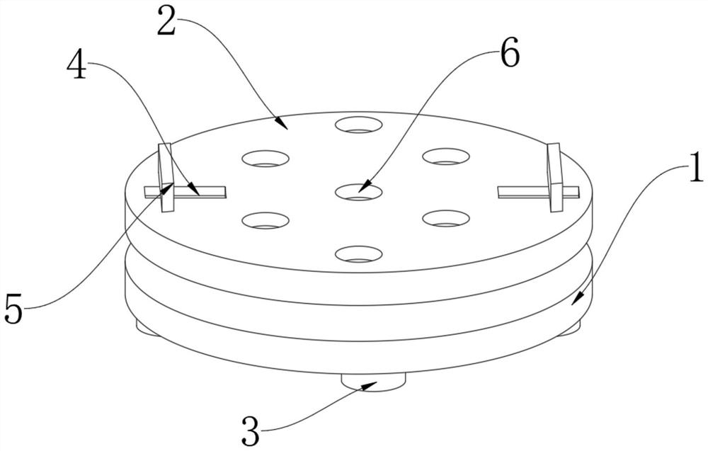 Household sewage treater base with damping function