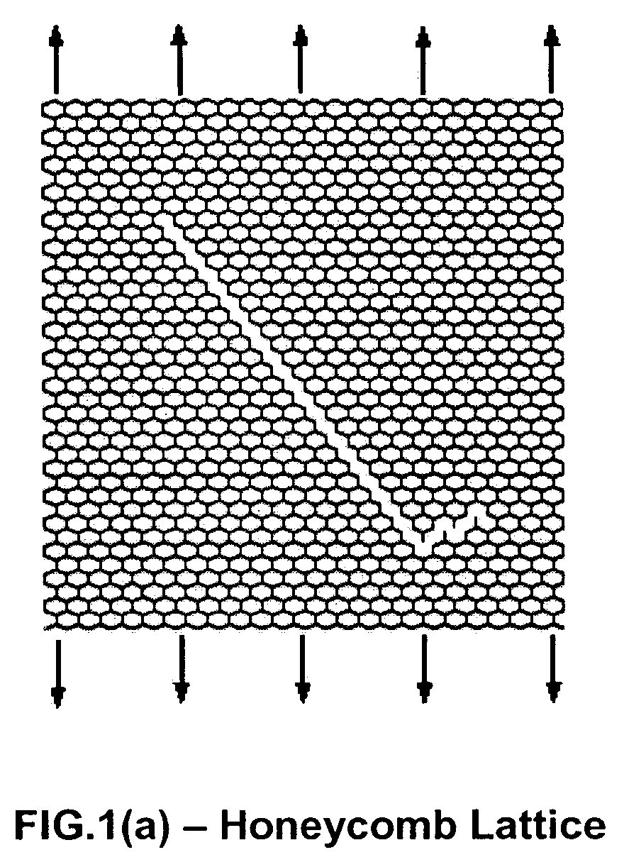 Bistable bond lattice structures for blast resistant armor appliques