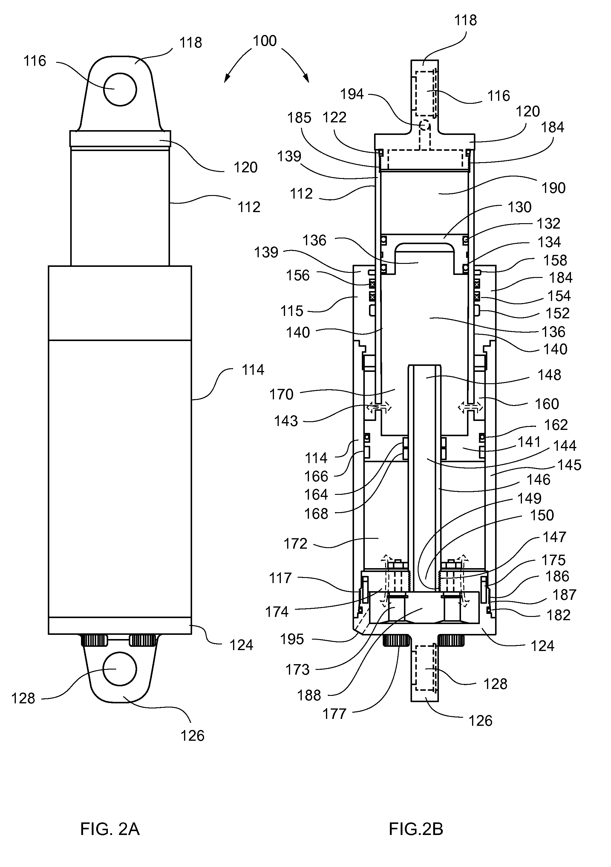 Springless combination shock absorber and suspension apparatus, and method of use