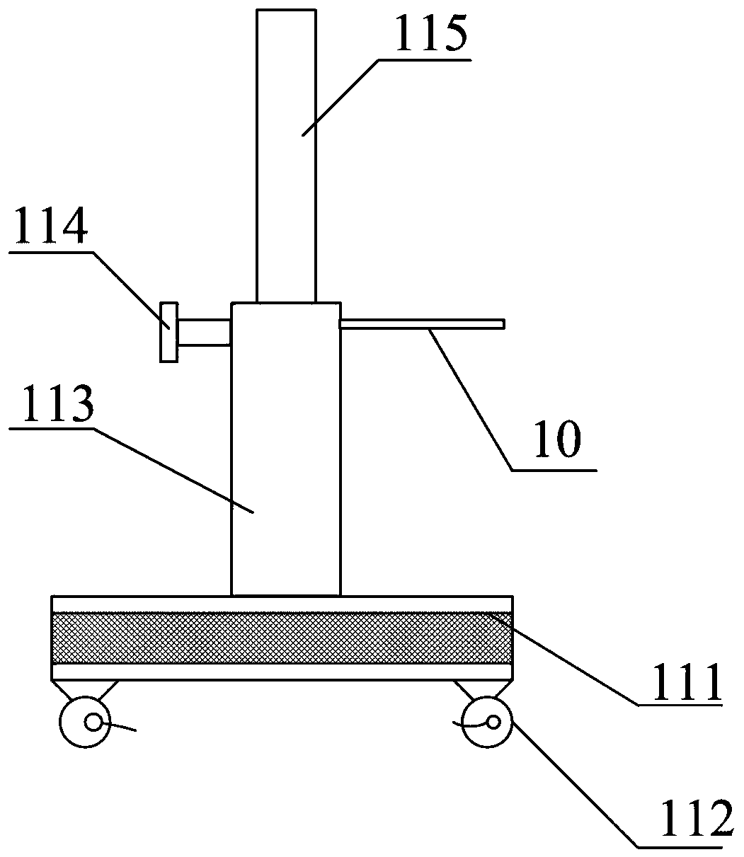 Clinical measuring and sampling device for neurology department