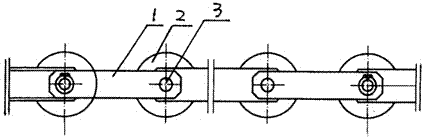 Escalator and light step chain and application thereof