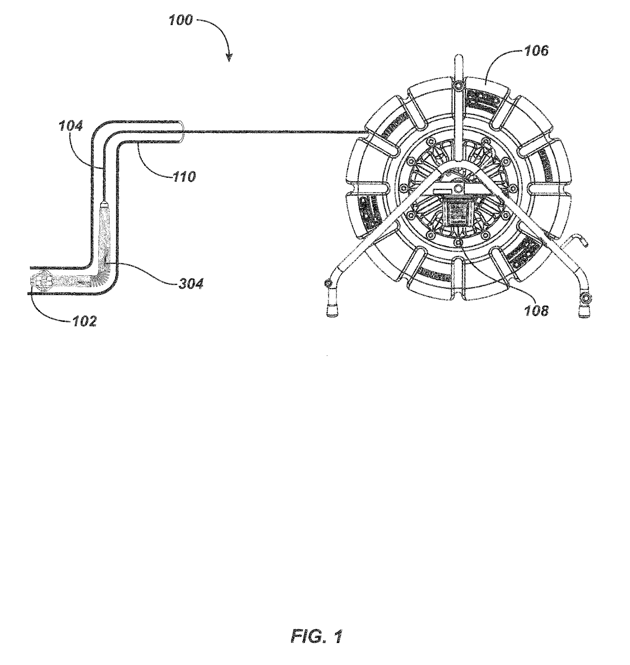 Push-cable for pipe inspection system