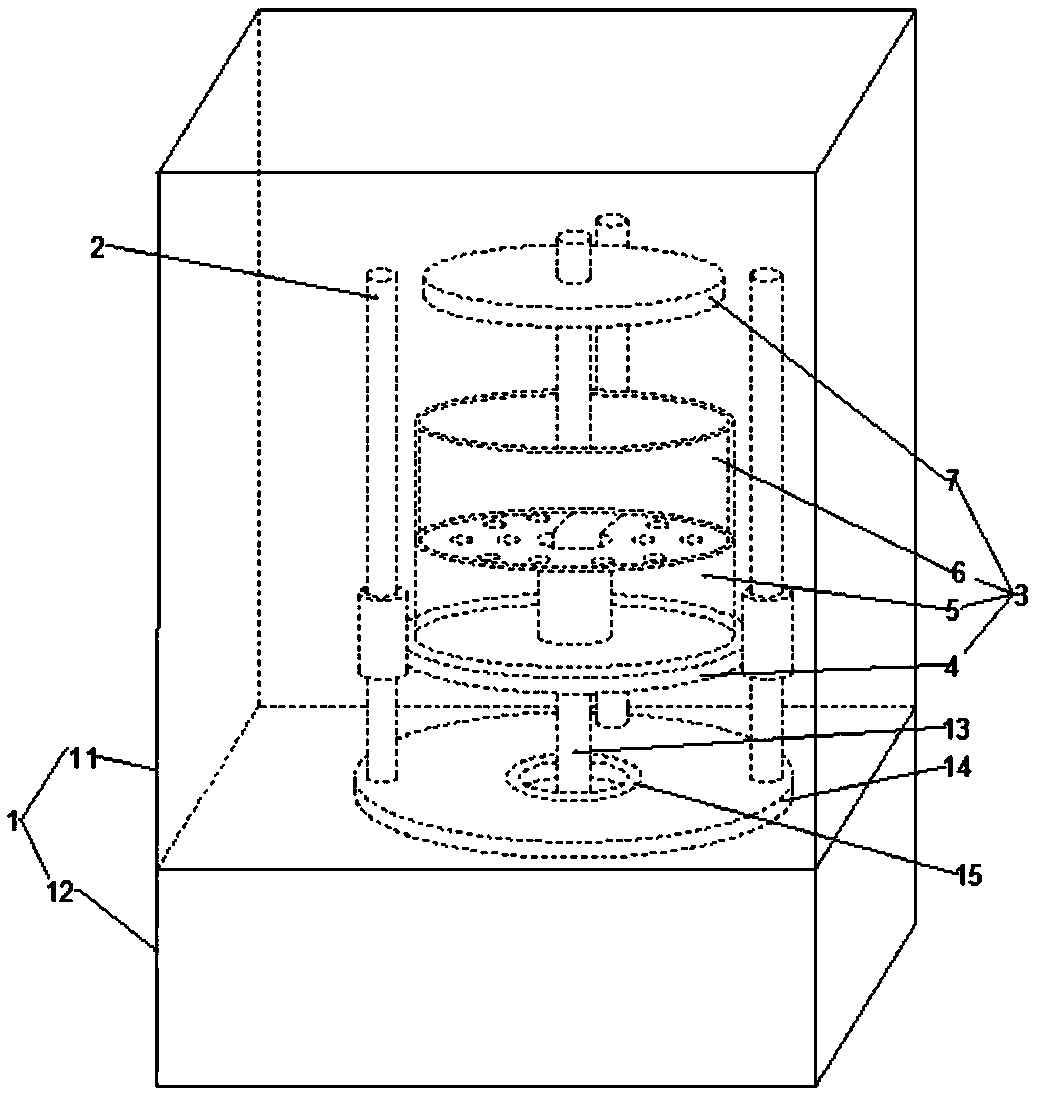 Rotating condensing seedling growing device