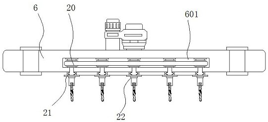 Automobile tensioning wheel rocker arm machining device capable of detecting sizes of rocker arms