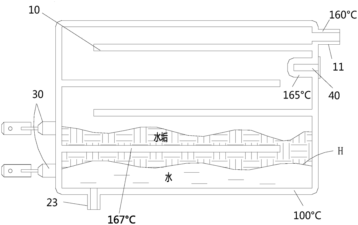 Steam generating system and water scale detecting method thereof