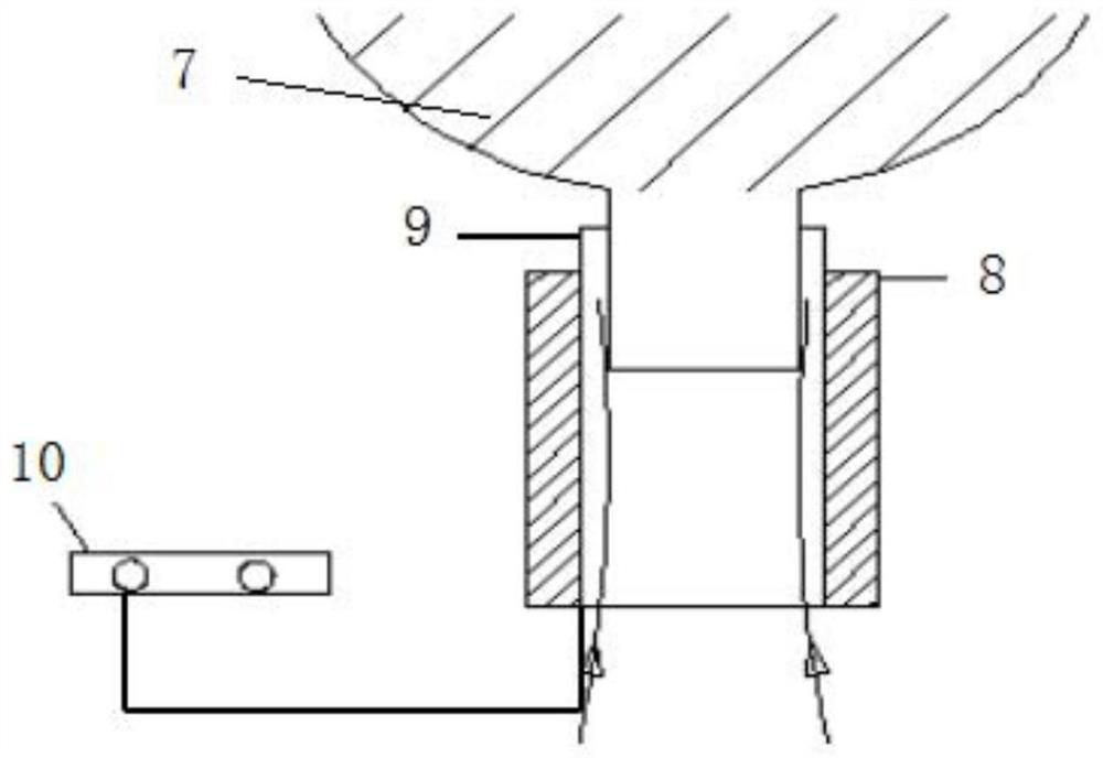 Electrolytic machining process method of open type blisk