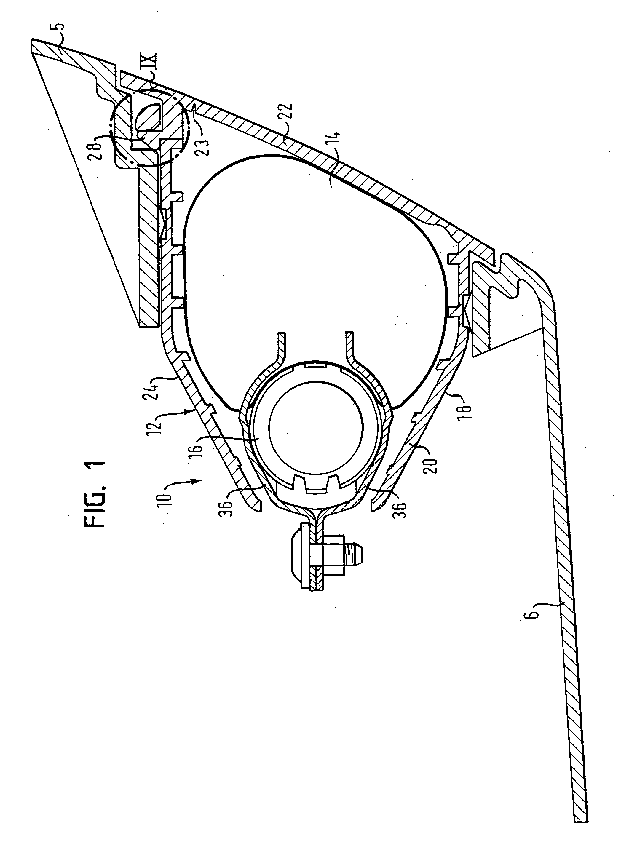 Gas bag module, in particular for a knee gas bag