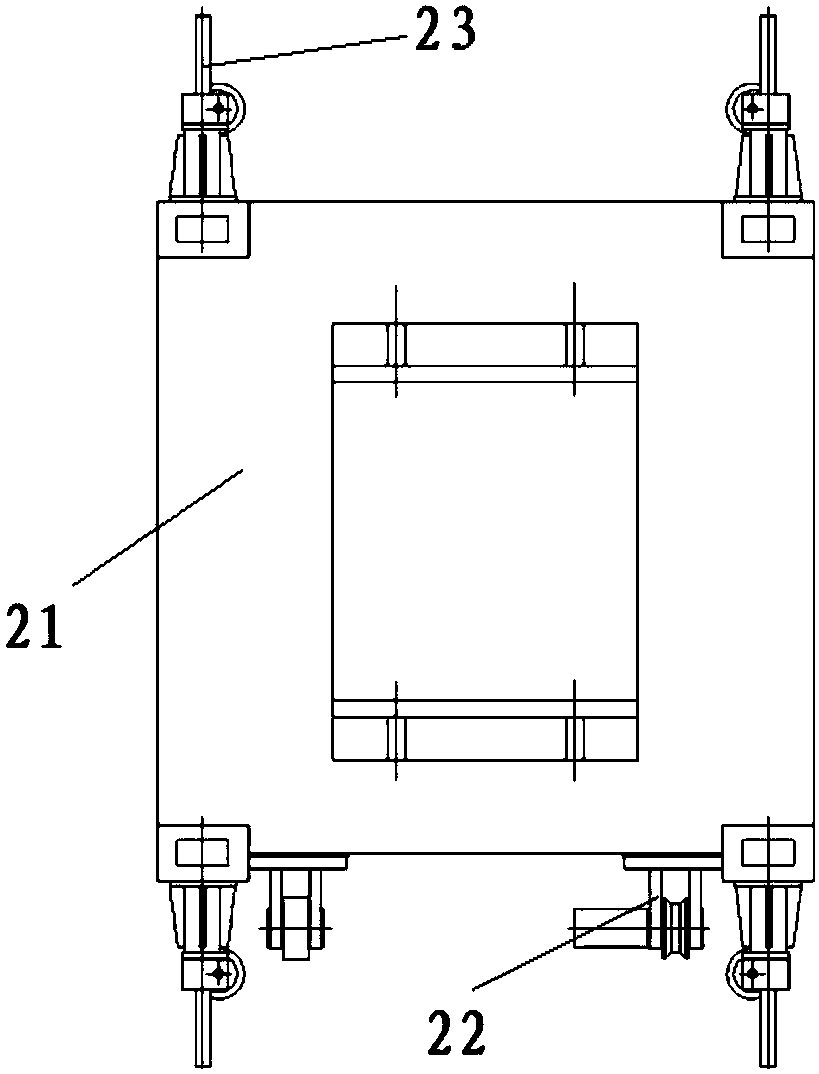 Large wind tunnel nozzle test section integrated device