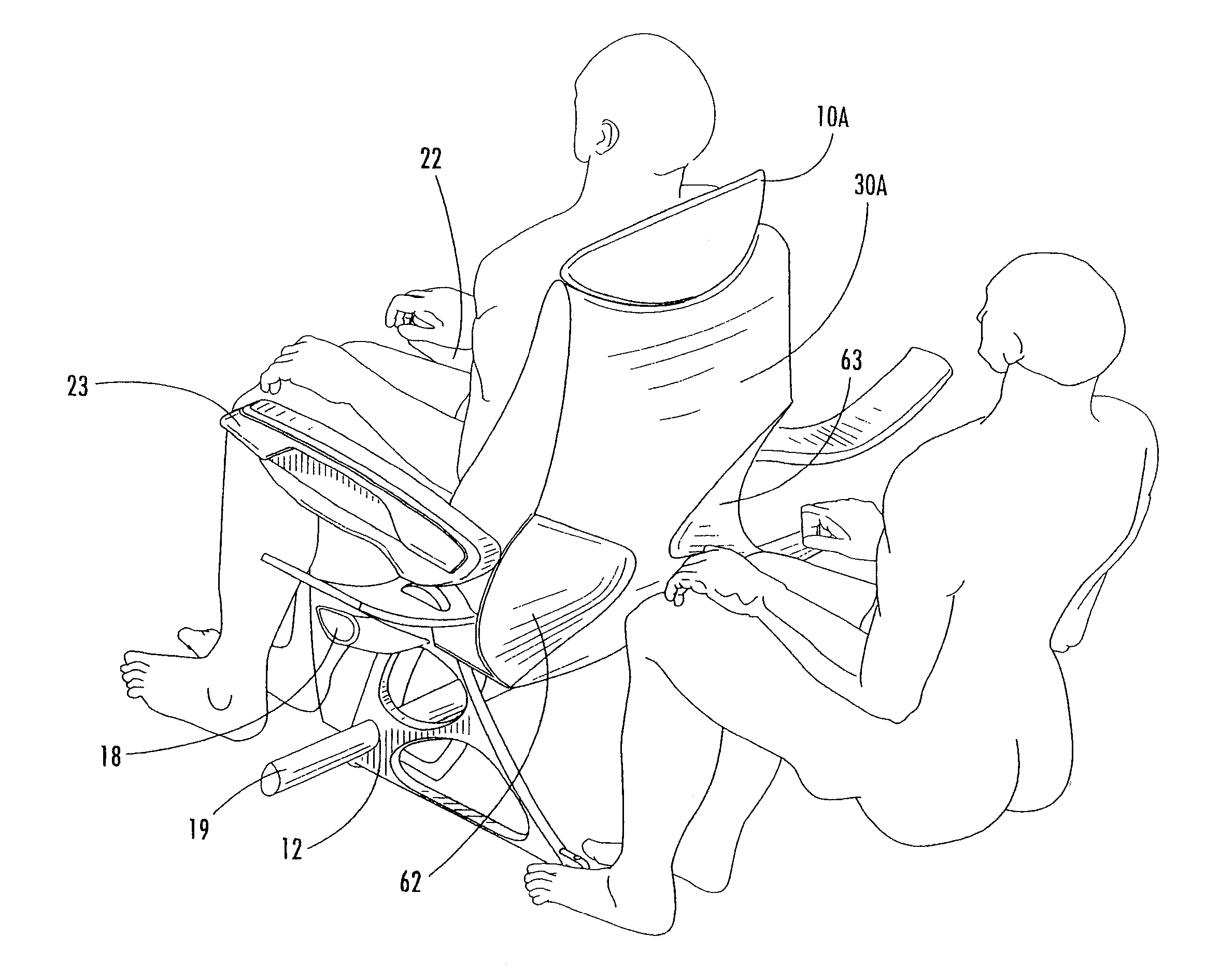 Aircraft passenger seat with forward arm rest pivot