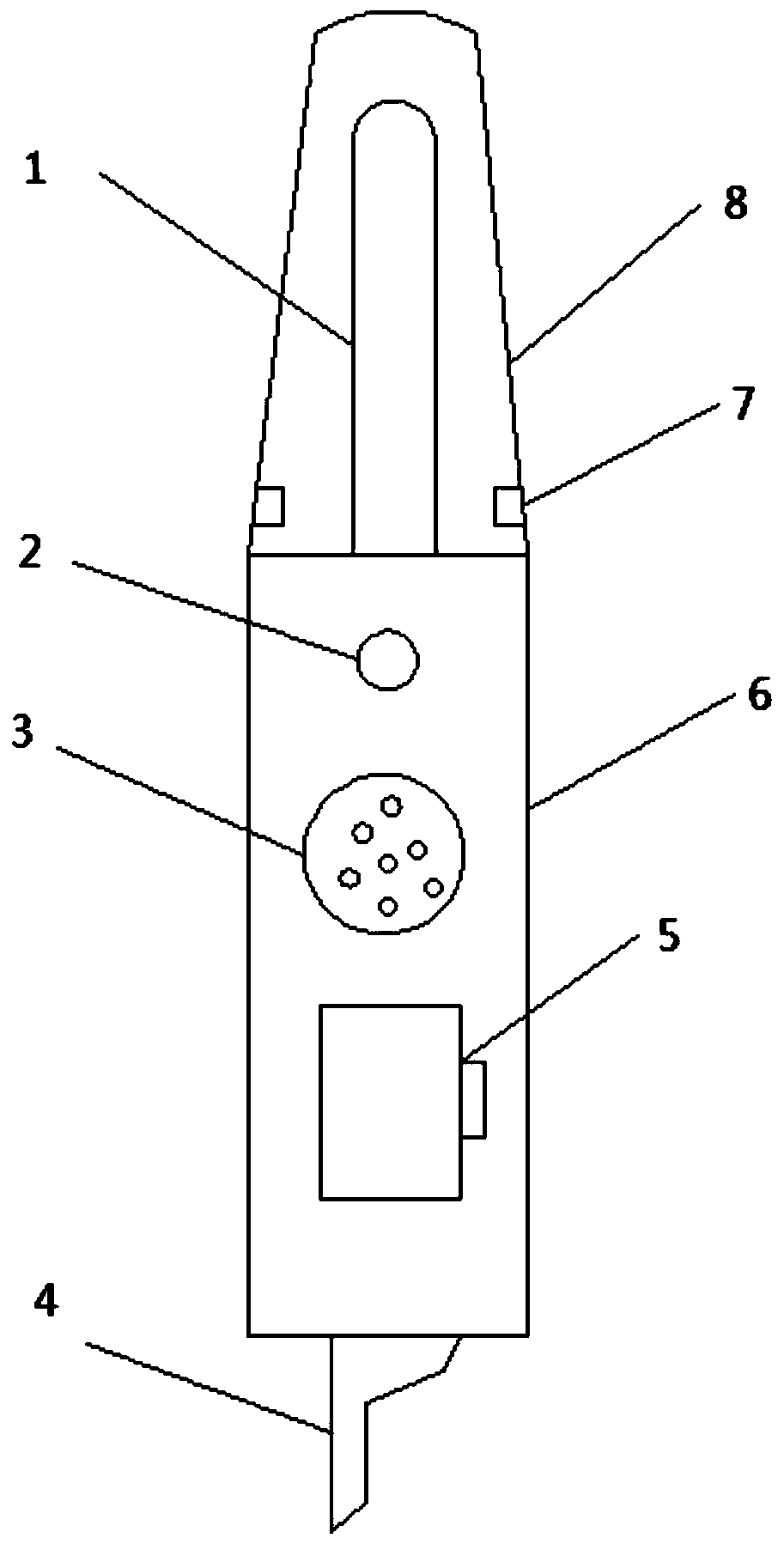 Intelligent pen with low ink warning function