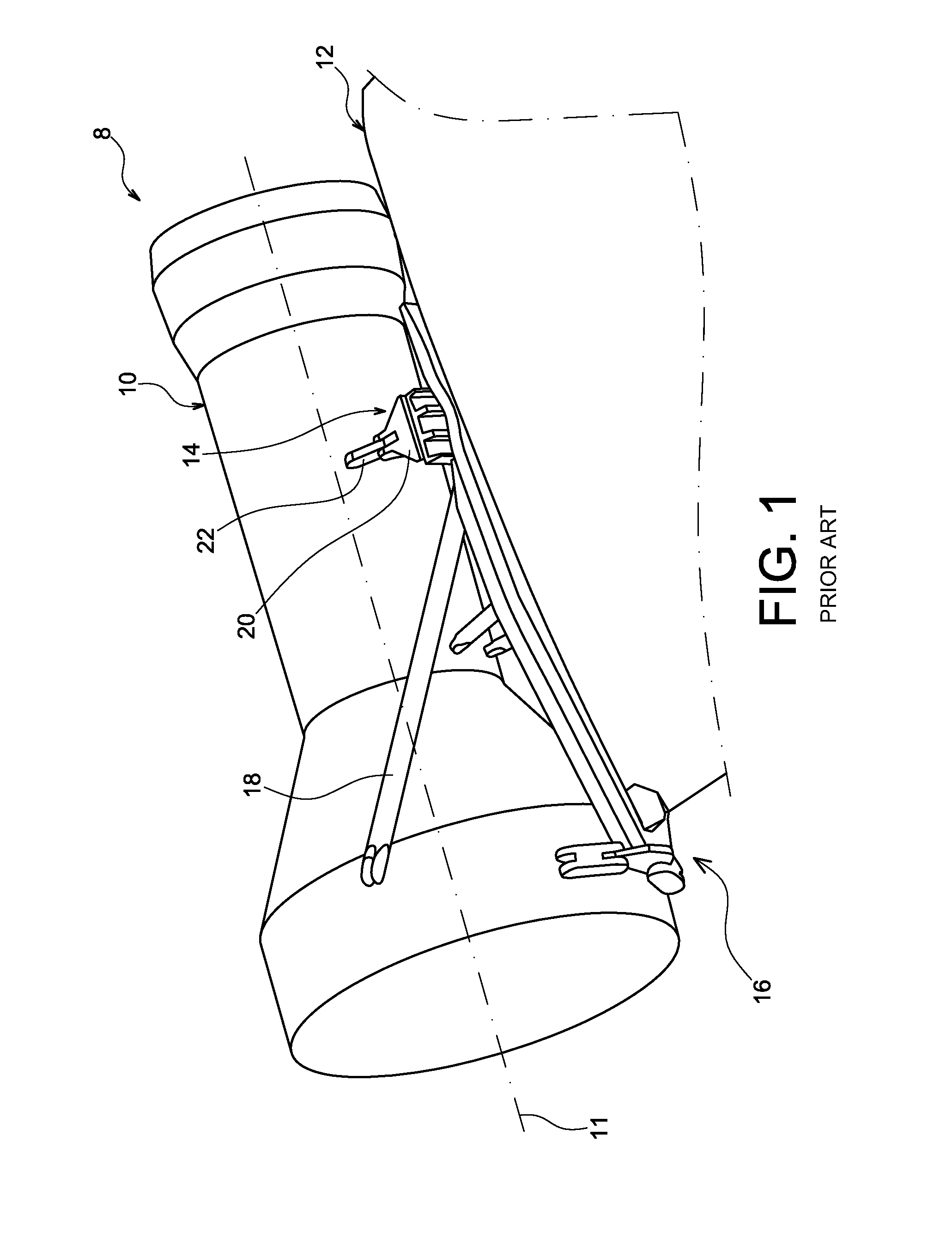 Flexible linking device for an aircraft propulsion system