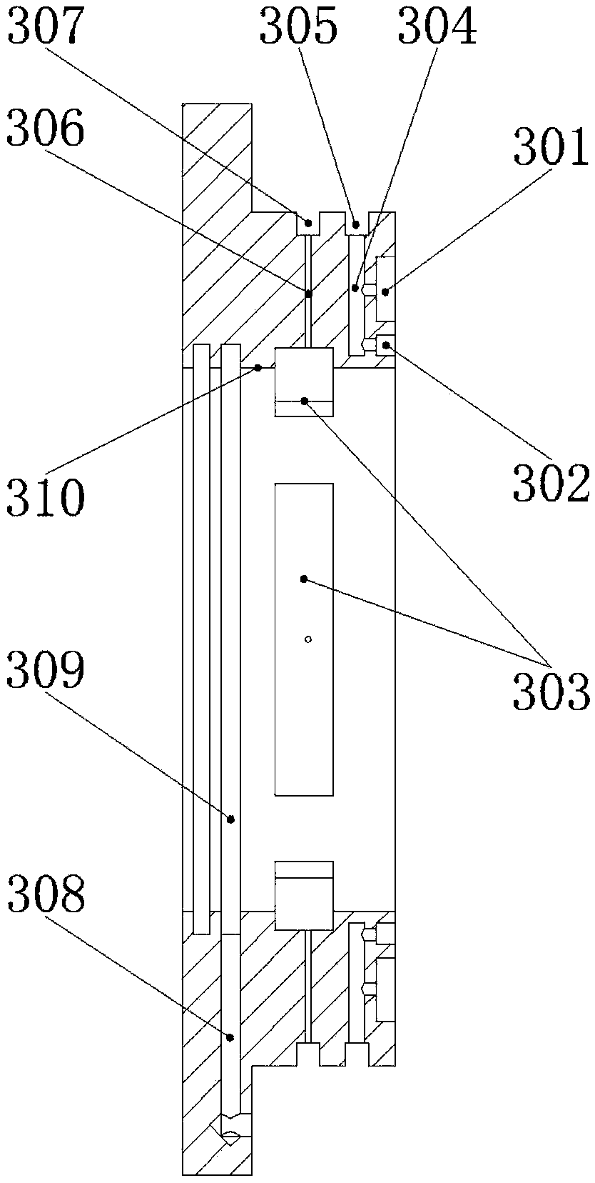 Nut drive type static pressure lead screw pair