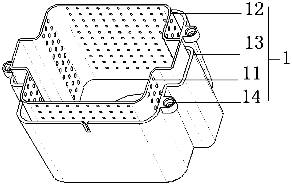 A noise reduction housing and a device with a motor installed therein