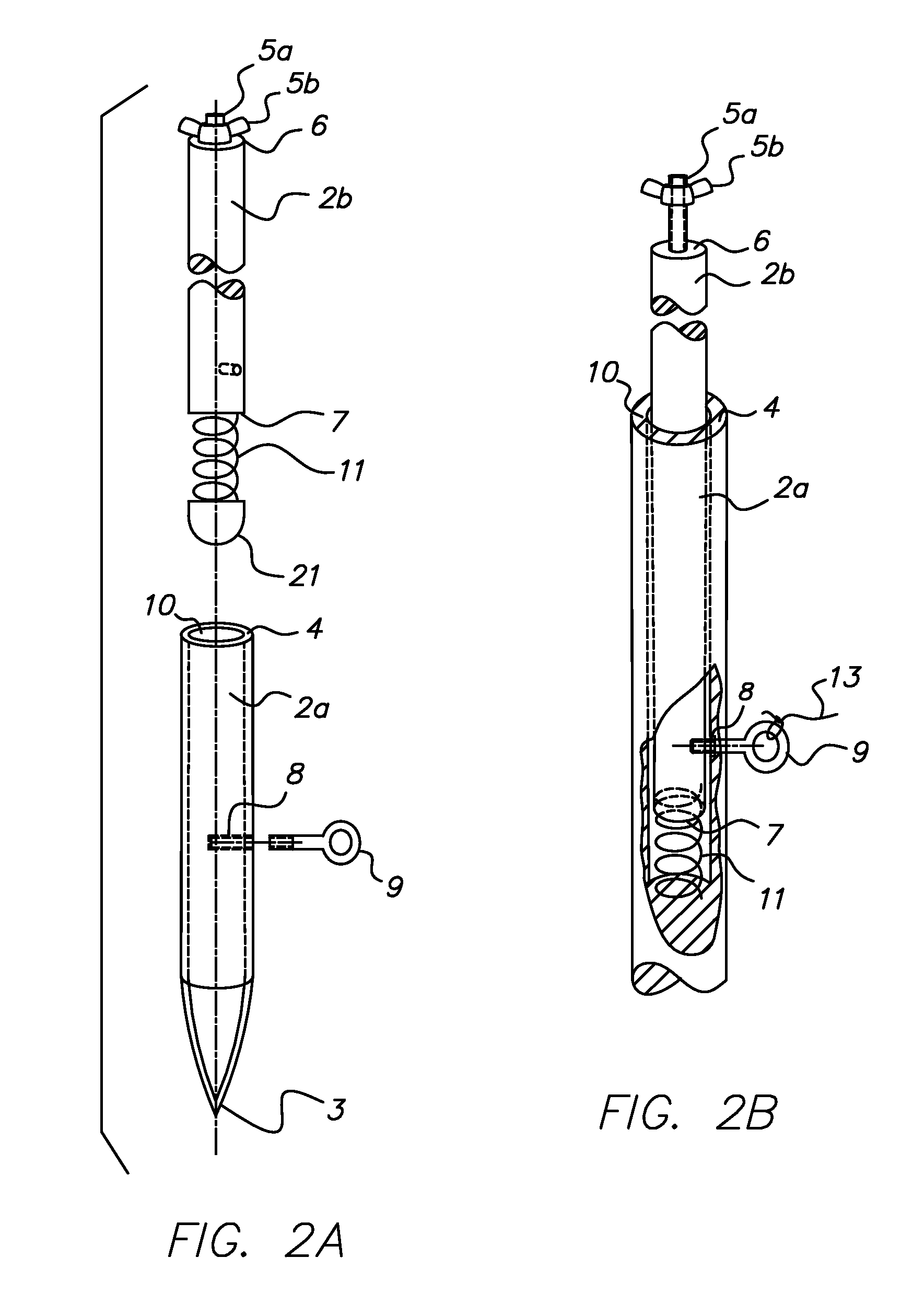 Manually activated rotatable decoy stake