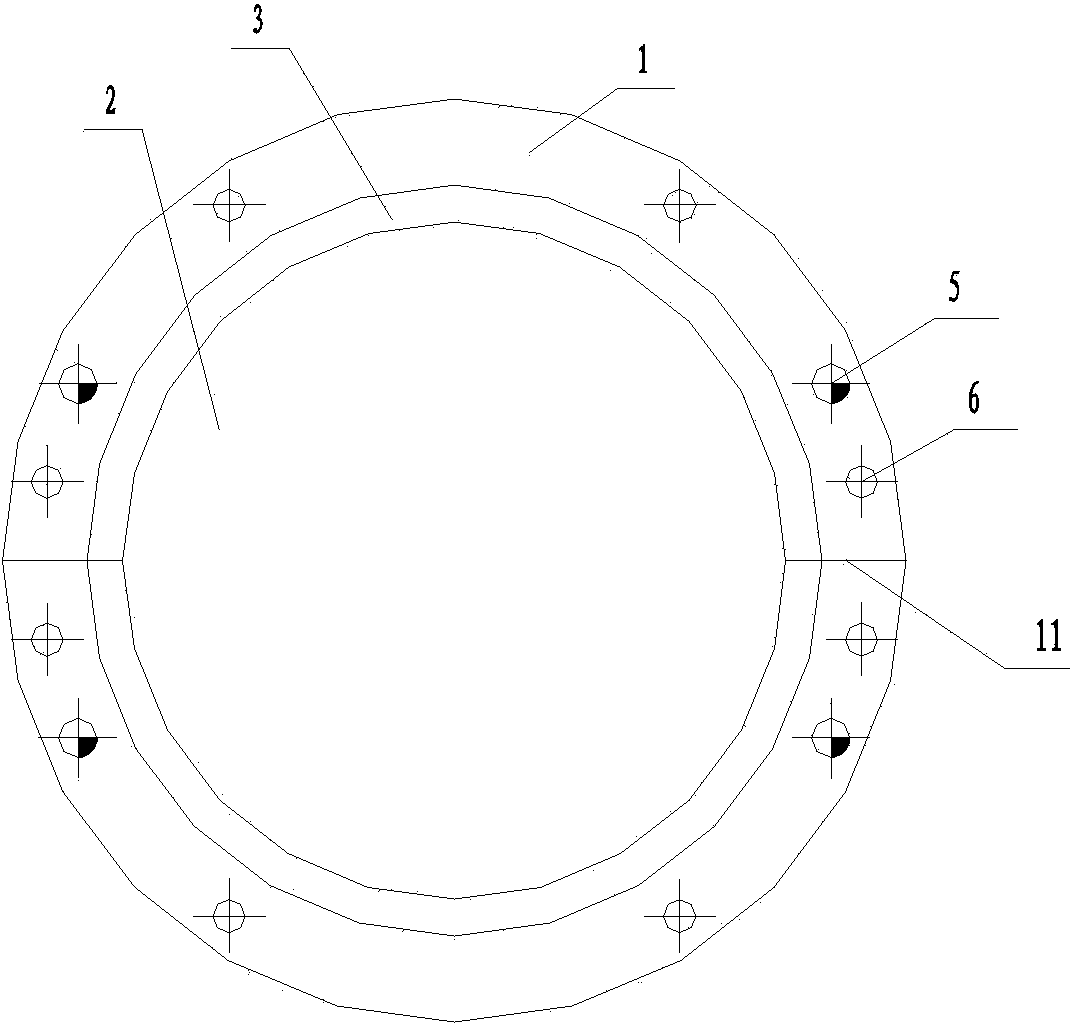 Method for machining large-radius thin-wall semi-annular part