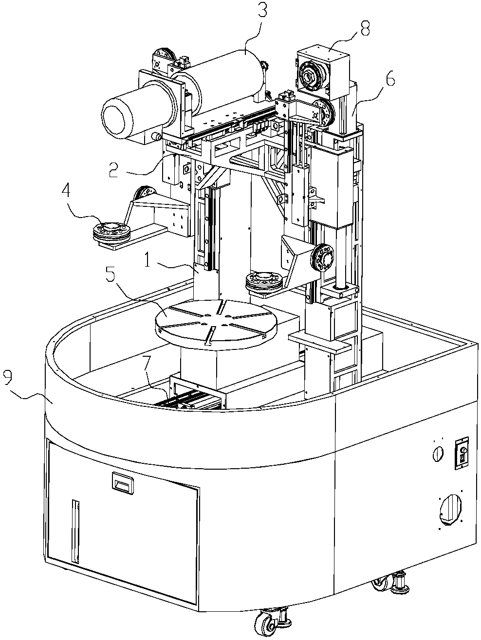 Transverse jade cutting machine