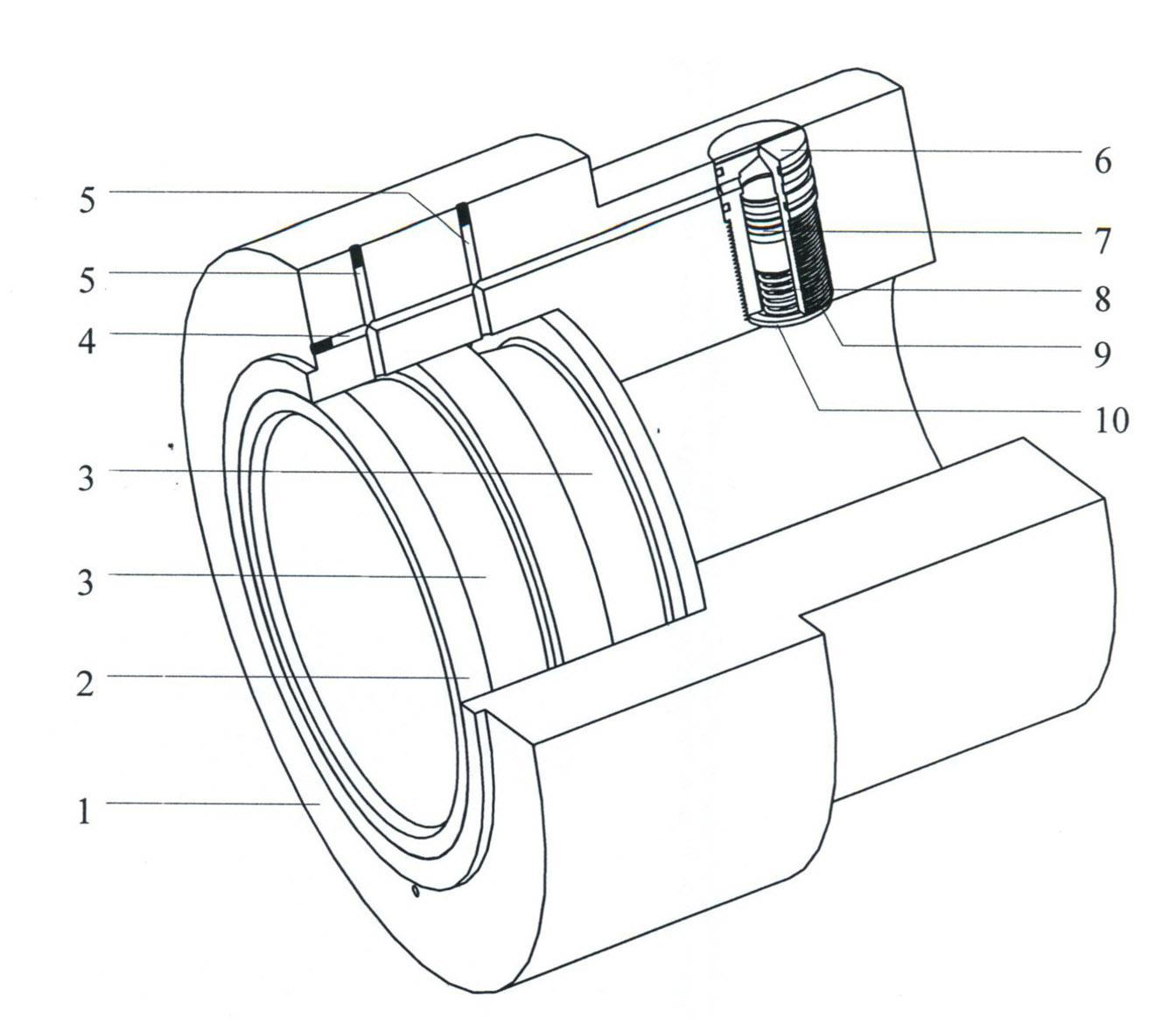 High-speed spindle with tapered hole capable of being automatically locked