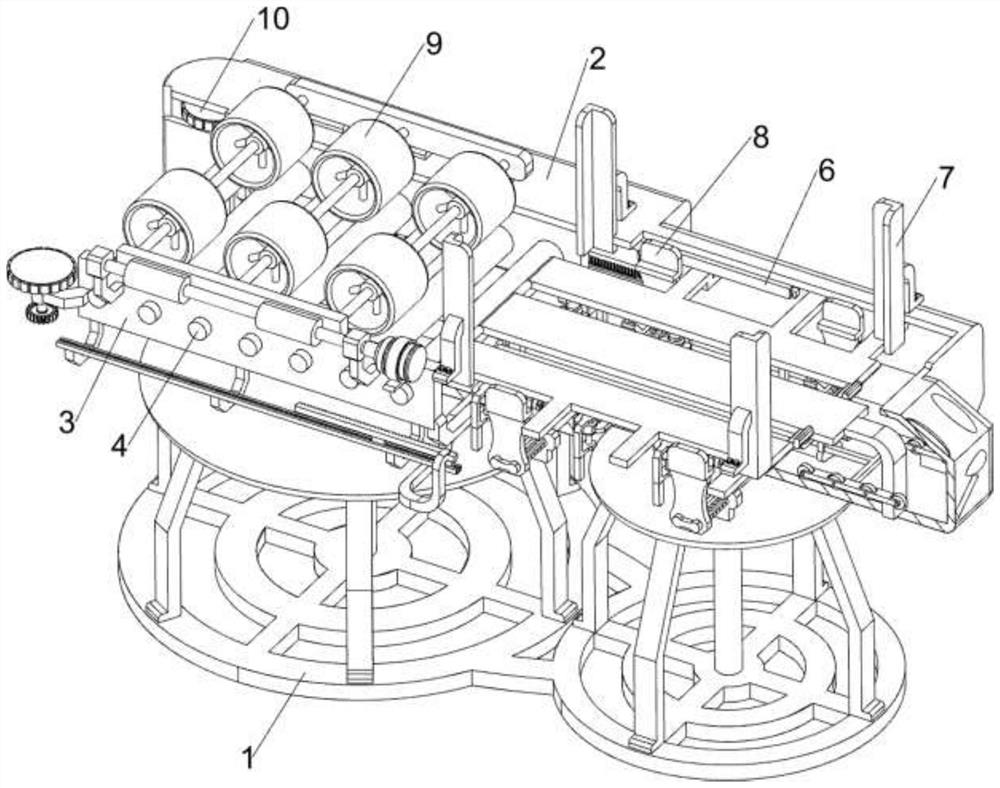 Transmission type automatic board feeding equipment of drying machine