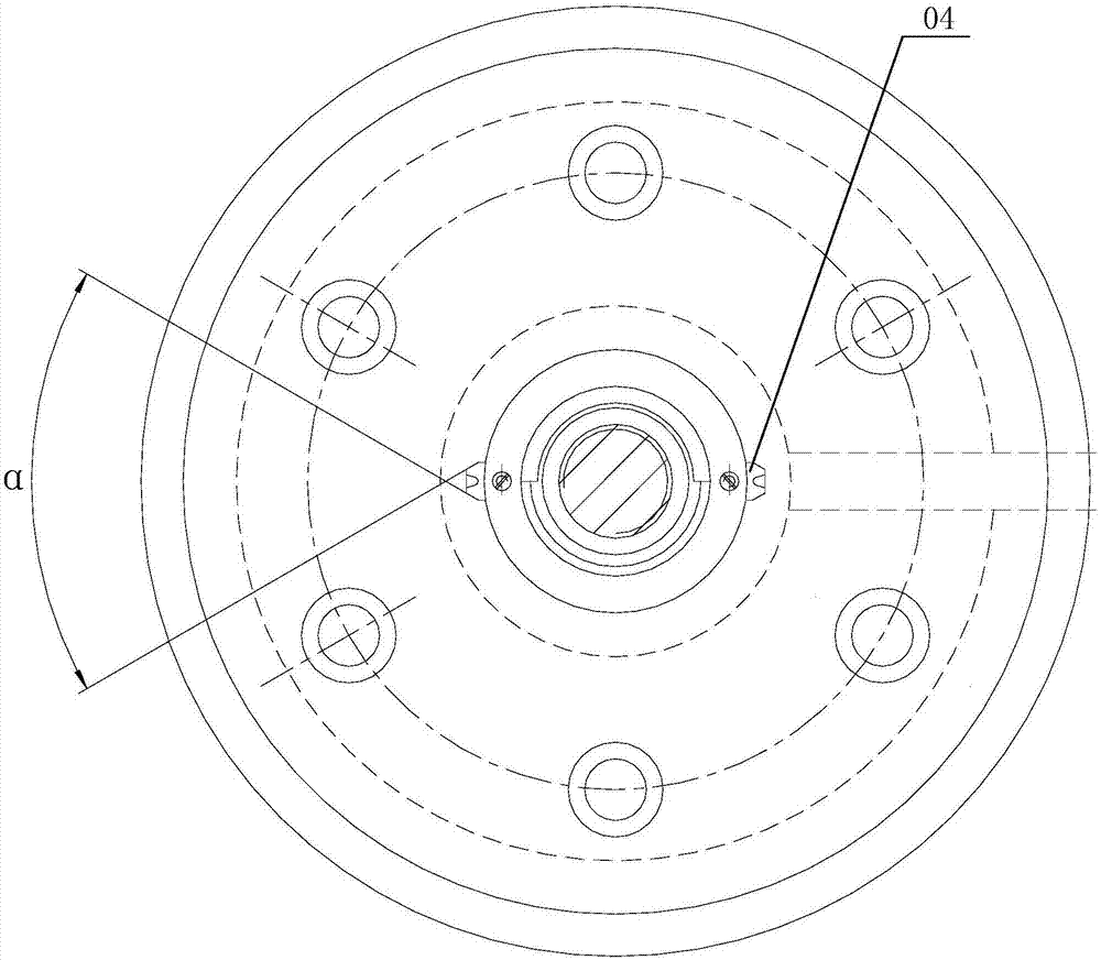 Mortise machining device for disks of air compressors