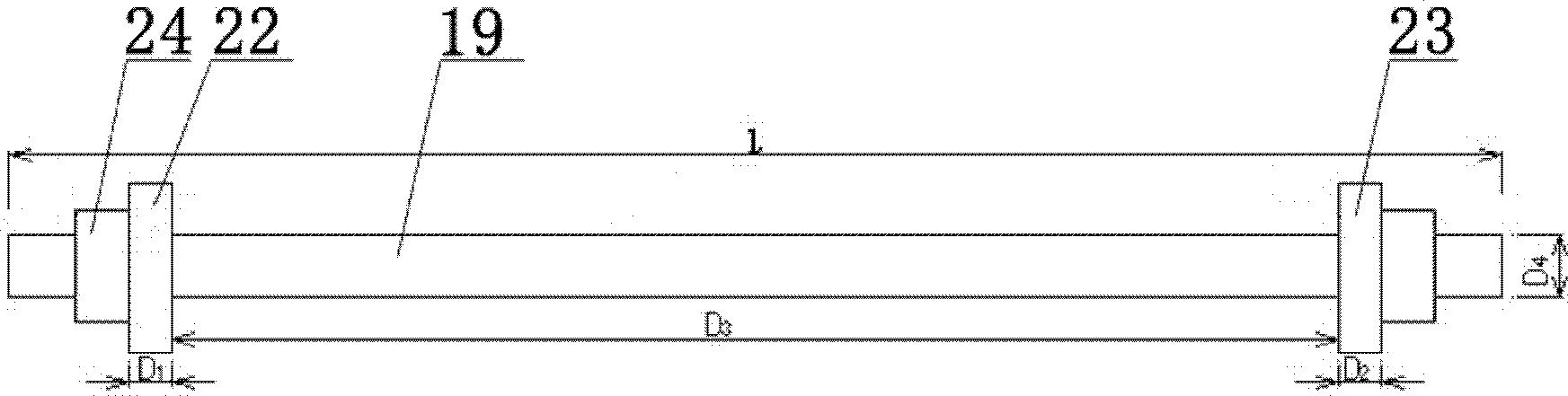 Effective stress level test method of vertical prestressed reinforcement