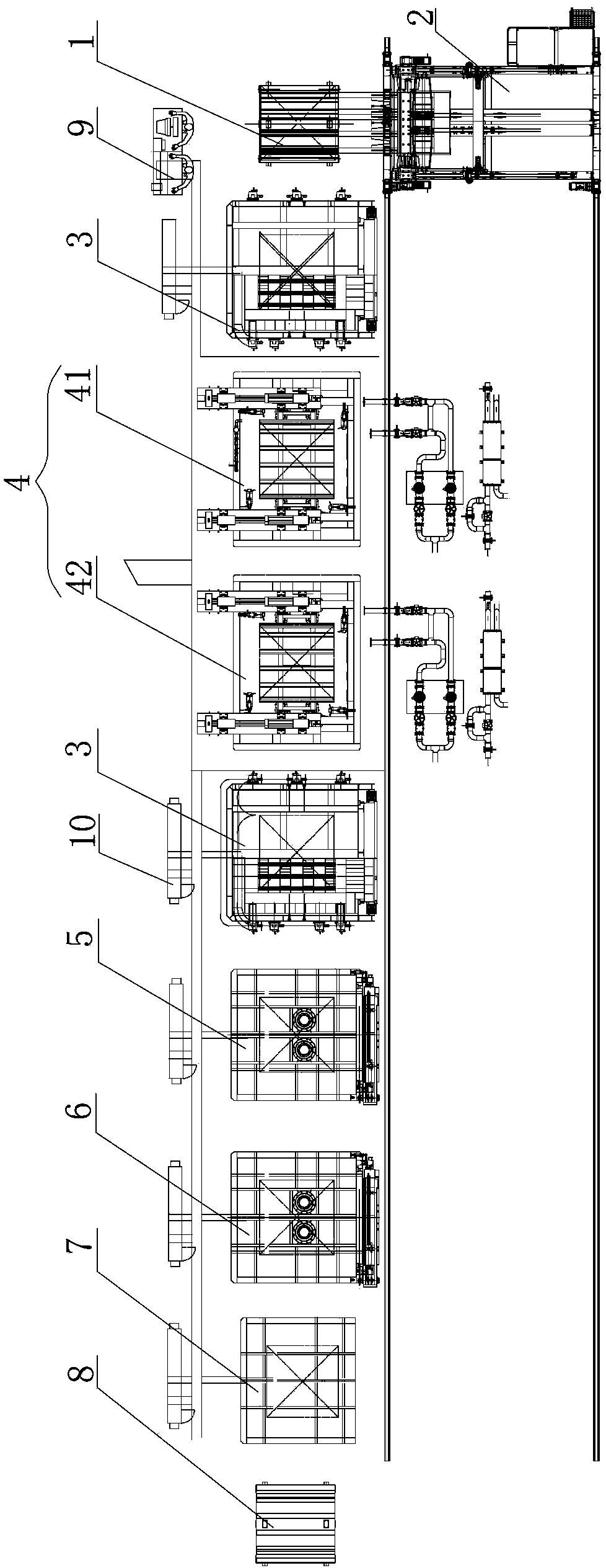 Pretreatment production line