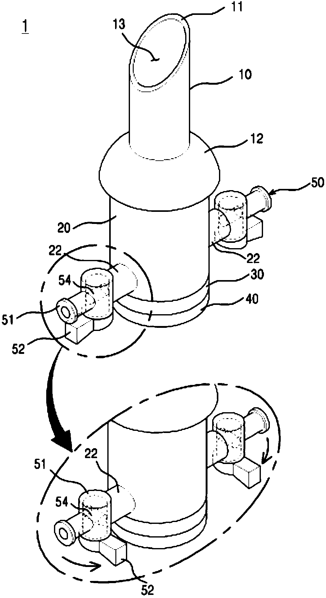 Auxiliary tool for colonoscopy