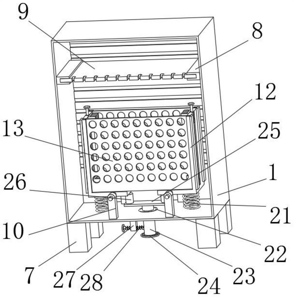 Computer mainframe box used for computer hardware development and convenient for mainboard installation