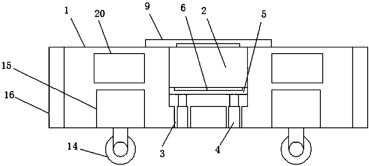 Automatic guided vehicle (AGV) convenient for transporting