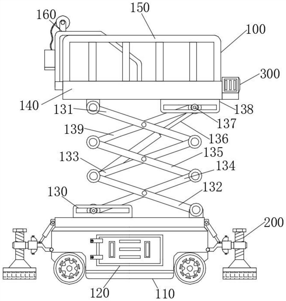 Operation platform with butt-joint mounting structure for maintenance of constructional engineering machinery