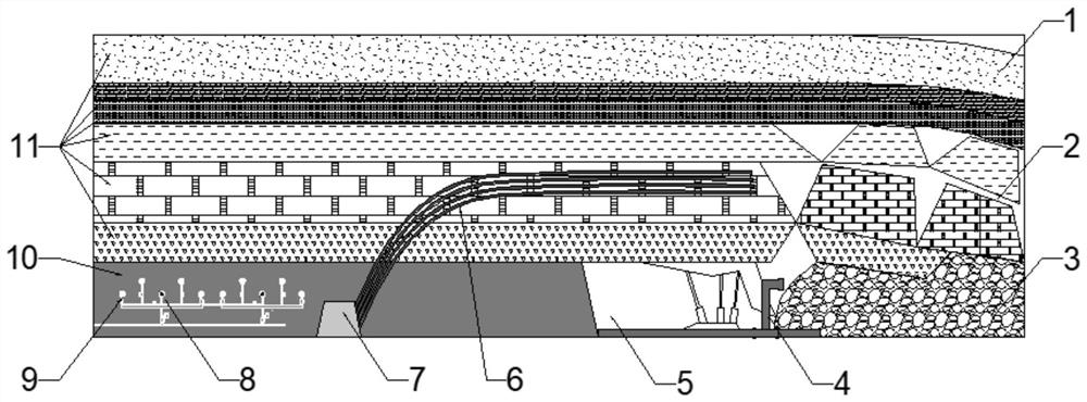 Gas overrun prevention and control method for low-gas-occurrence high-strength mining working face