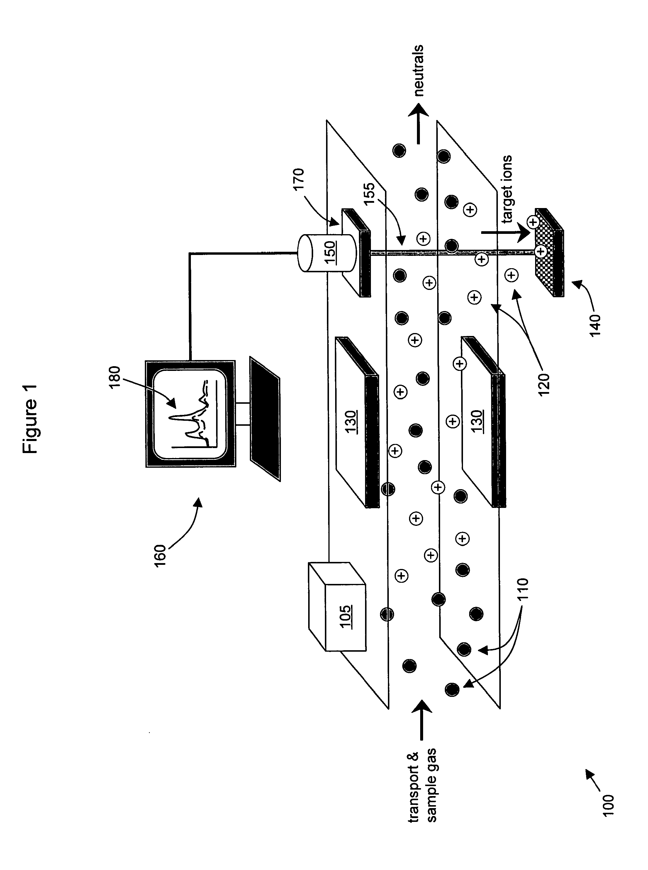 Surface enhanced raman spectroscopy detection with ion separation pre-filter