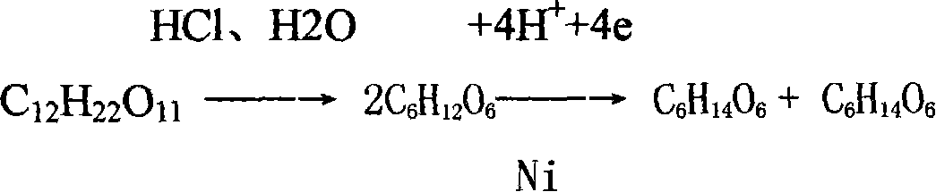 Method and device for preparing mannitol and potassium iodate by electrolysis in pairs