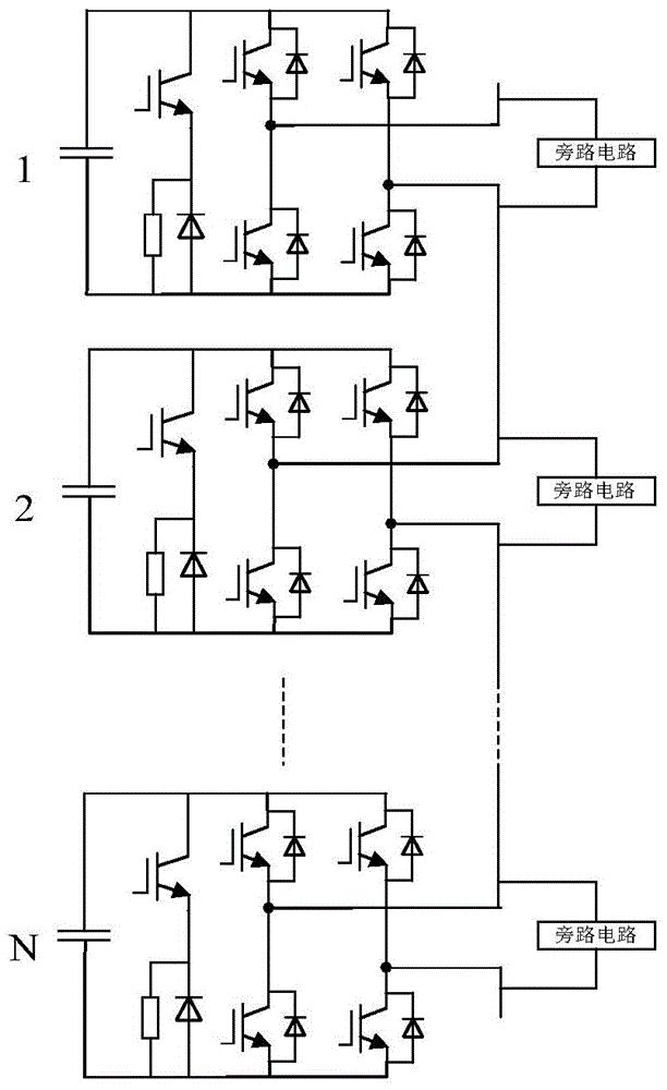 Protection method of cascaded converter