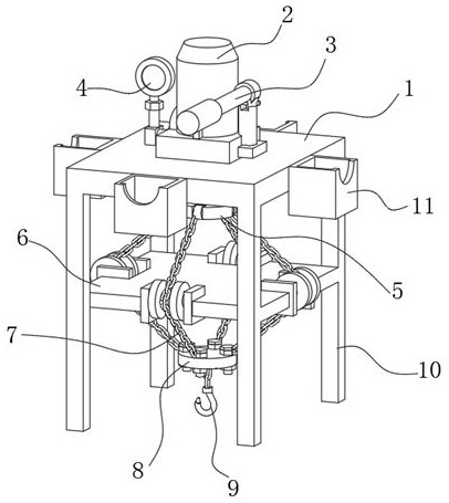 Rear embedded part anti-pulling strength detection device for building detection