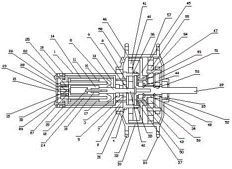 Ultra-small coreless brushless high-efficiency hub motor