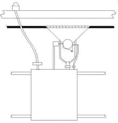 Municipal bridge guardrail cleaning device fully utilizing rainwater resource and application method thereof