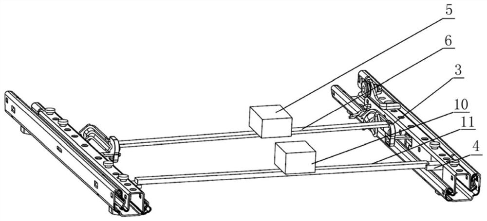 An automatic sliding seat for preventing whiplash, seat control method and automobile