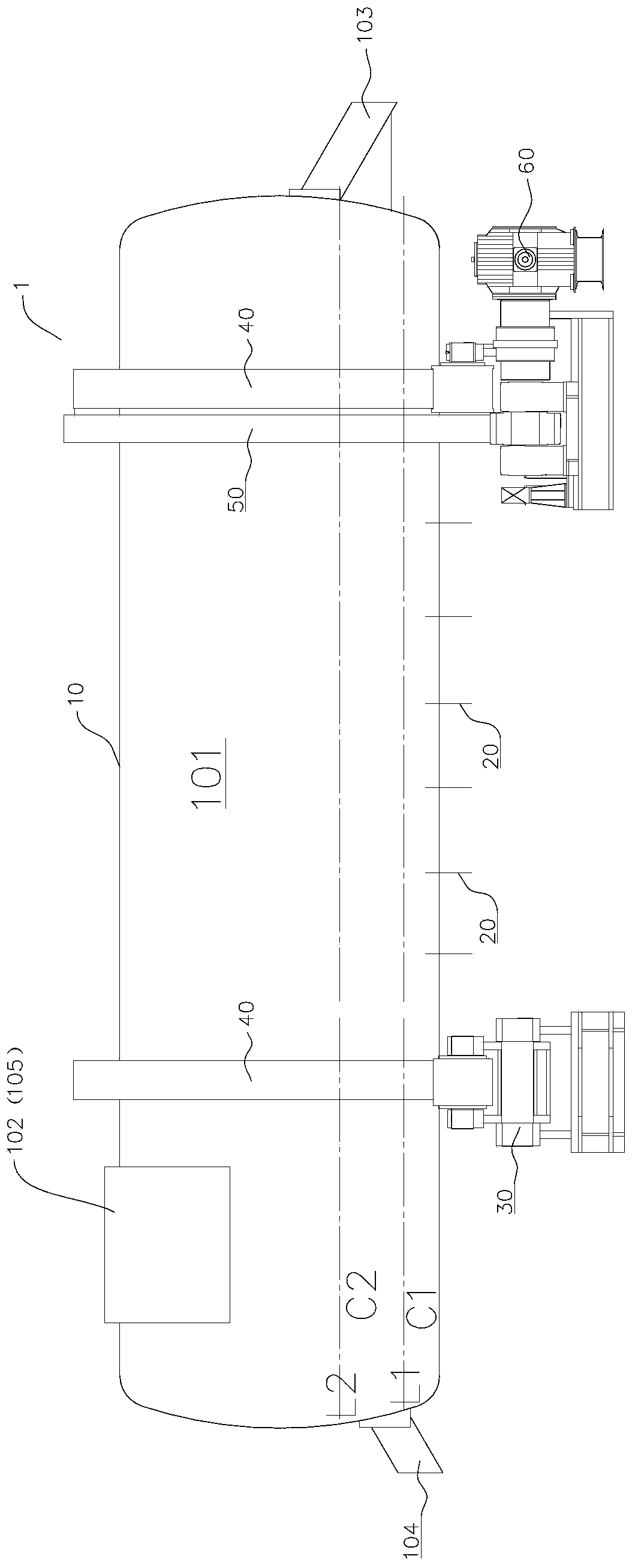 A nickel matte bottom blowing converting process and nickel matte bottom blowing converting furnace