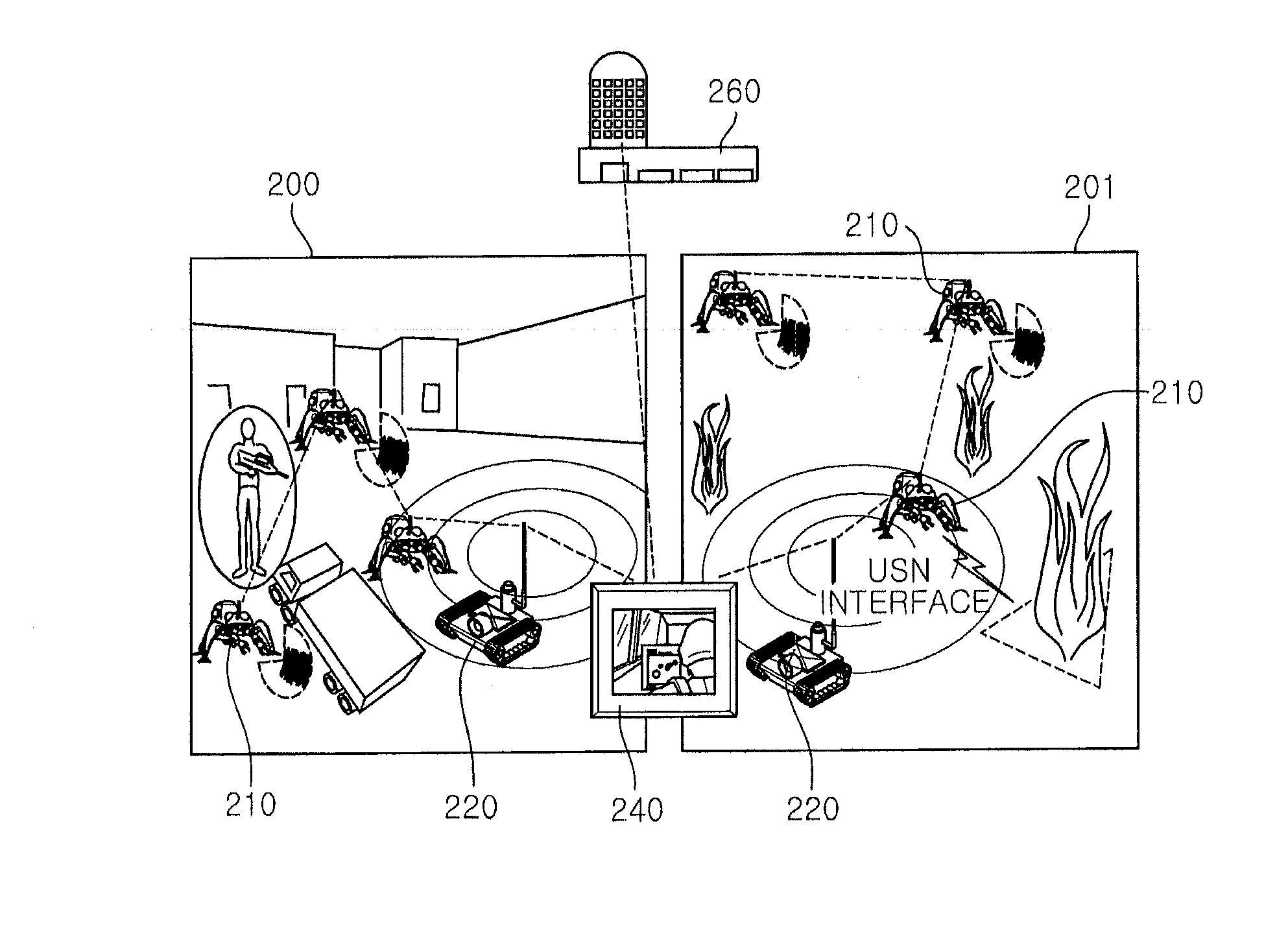 Swarm intelligence-based mobile robot, method for controlling the same, and surveillance robot system