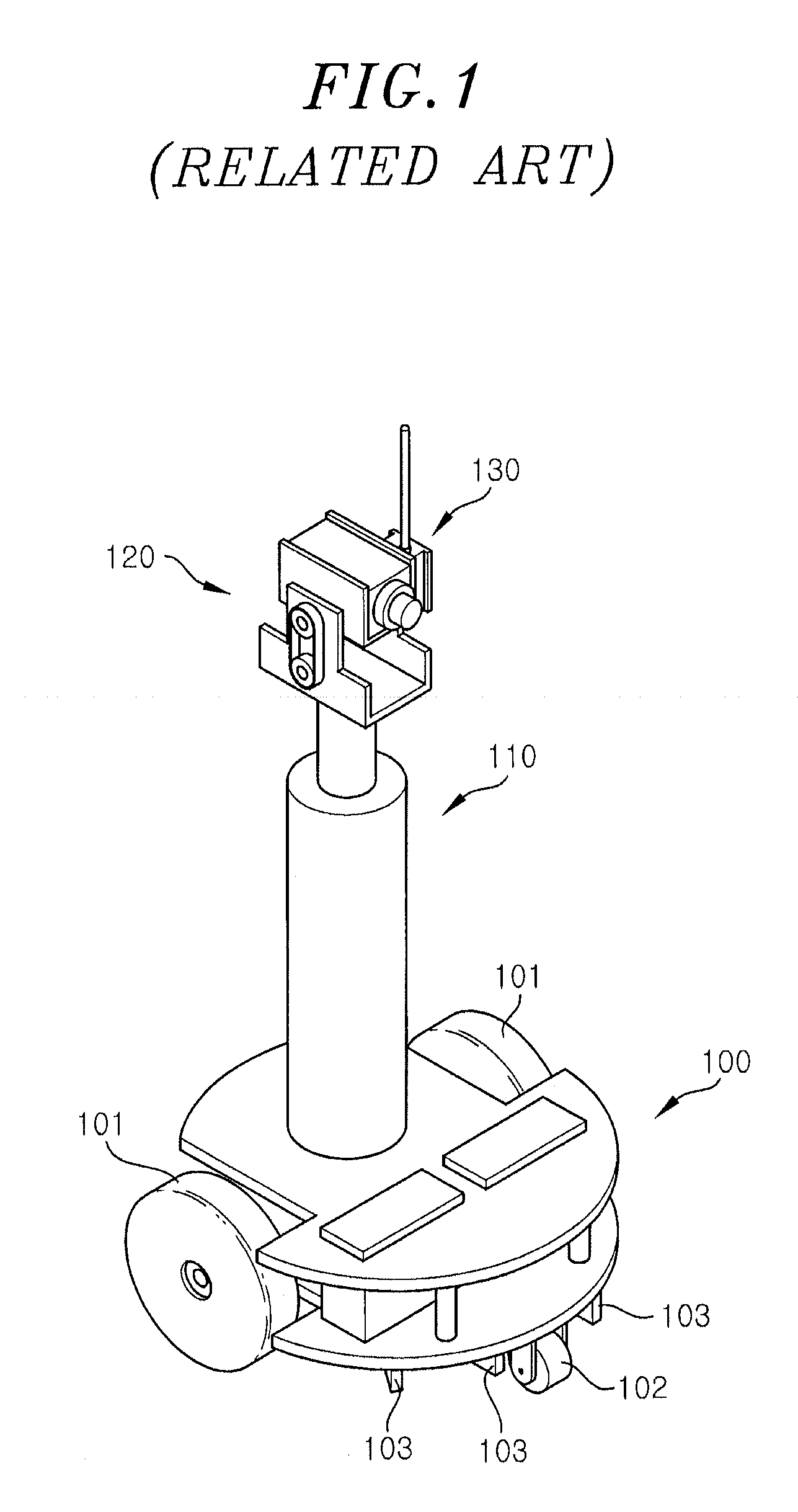 Swarm intelligence-based mobile robot, method for controlling the same, and surveillance robot system