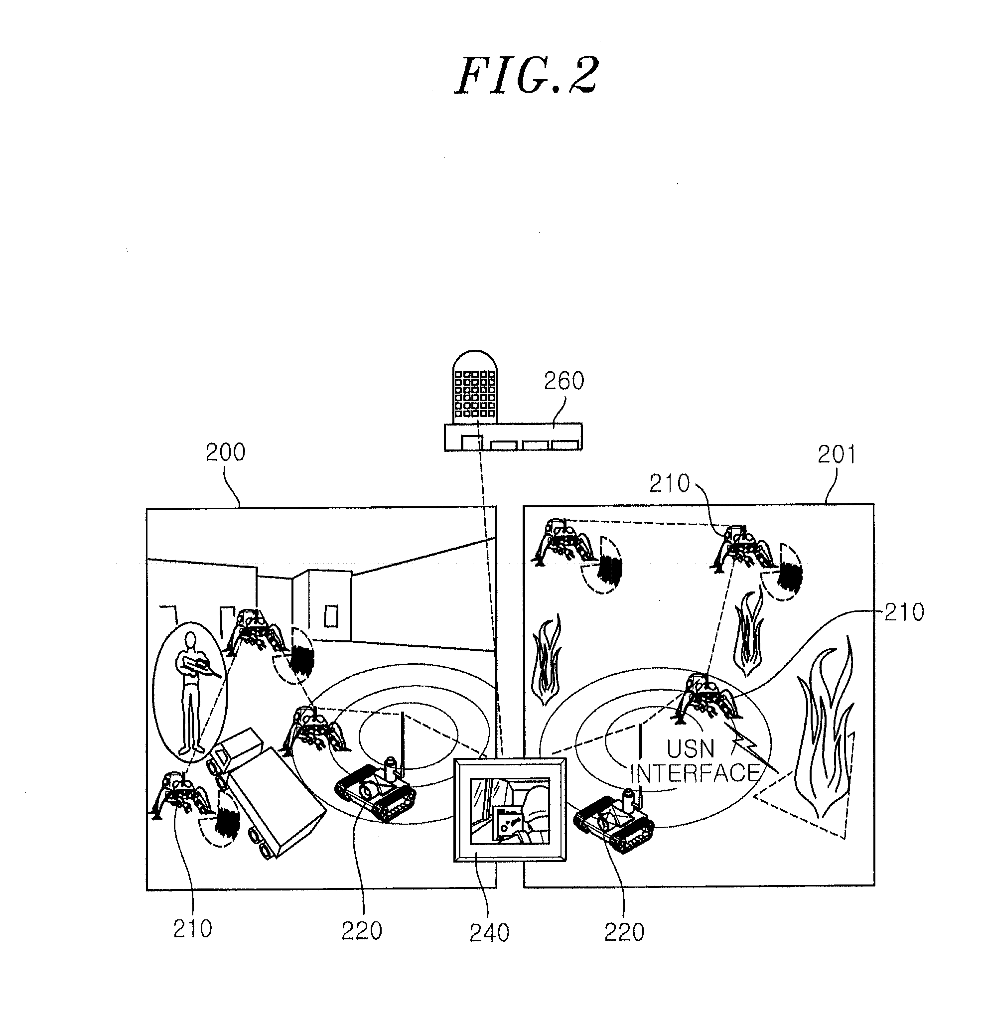 Swarm intelligence-based mobile robot, method for controlling the same, and surveillance robot system