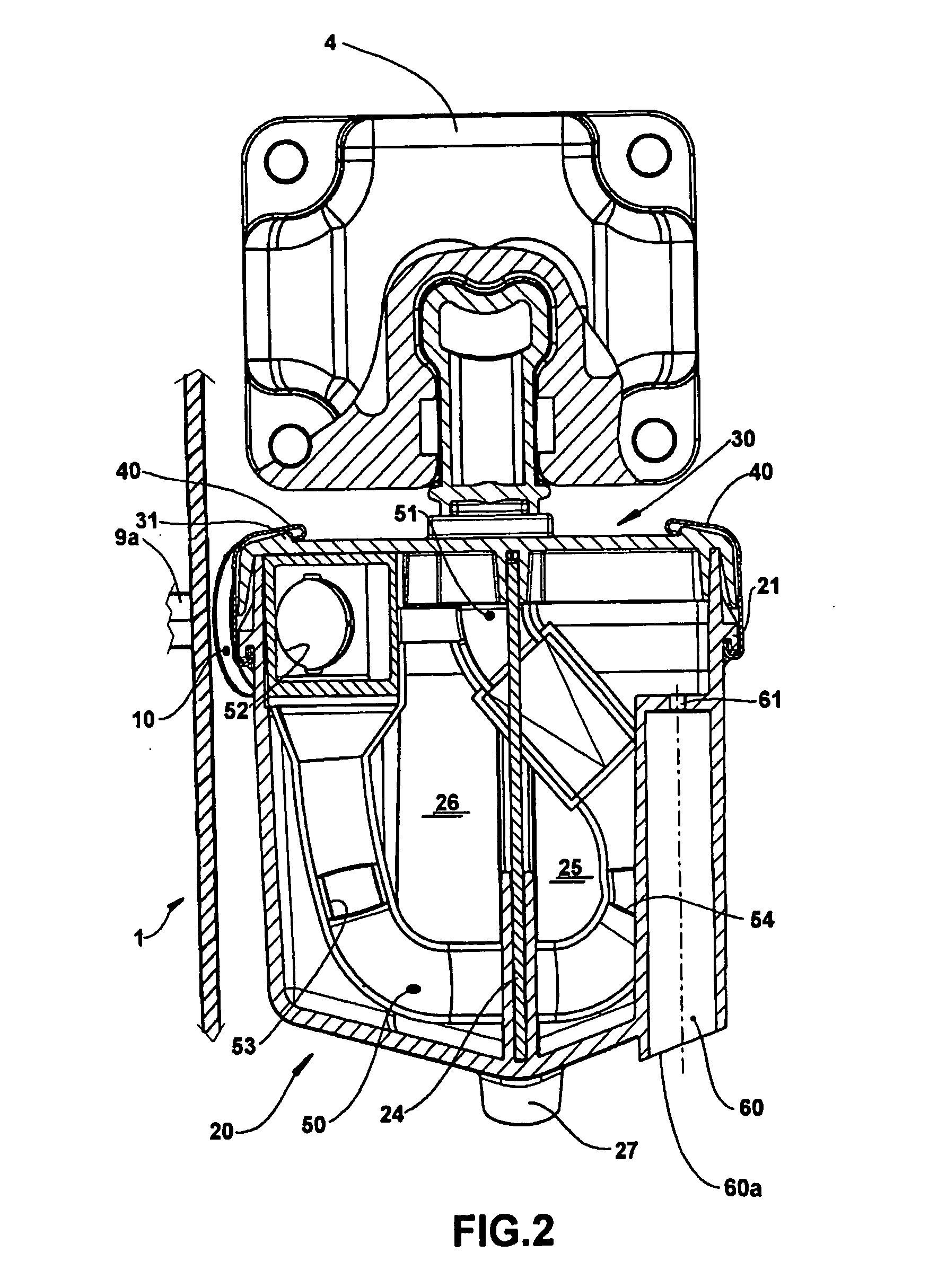 Suction muffler for a reciprocating hermetic compressor