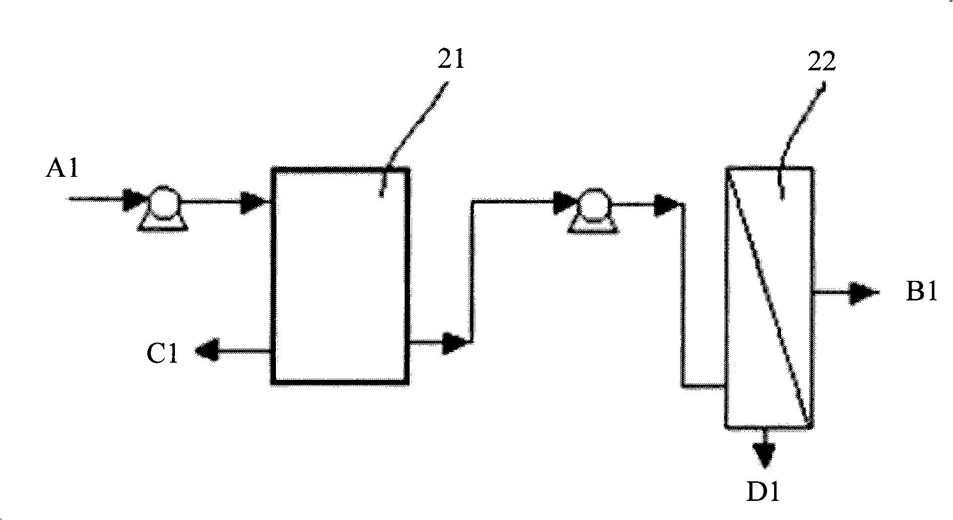 Wastewater treatment system and method for improving coefficient of recovery