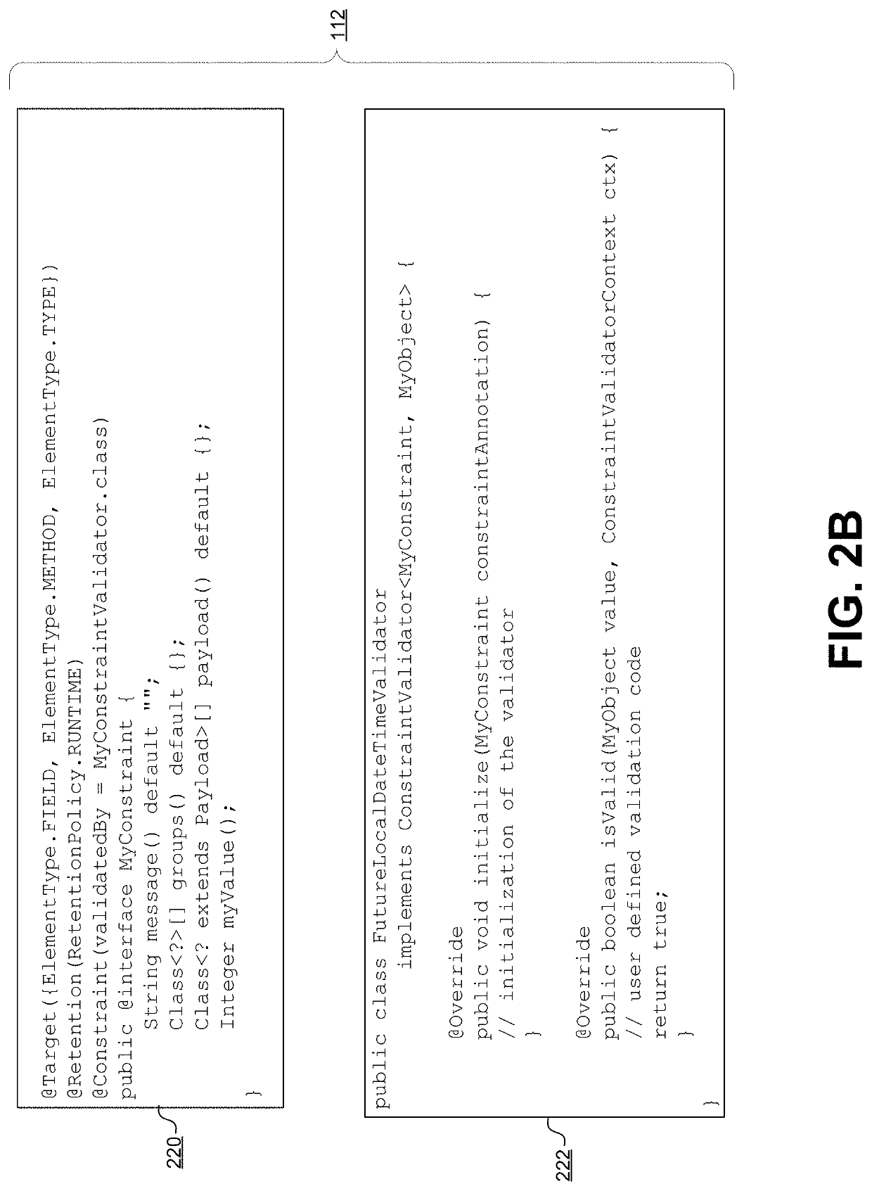 Dynamic validation framework extension