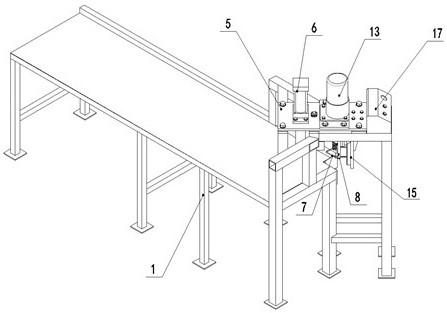 Material removing machine for cutting core materials