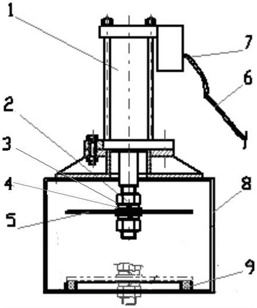 Emergency bypass device of porous ceramic dust remover